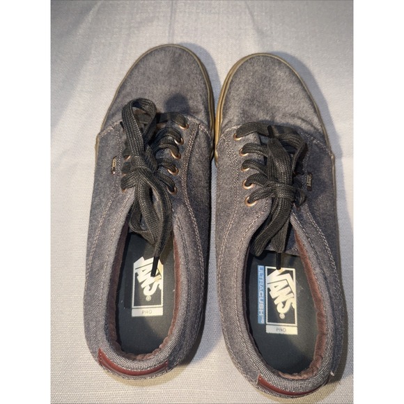 Vans off the Wall 721356‎ Lace Up Low Top  Navy Blue Skate Shoes Size M 13 - Picture 7 of 7